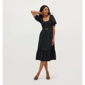 Hill House Black Midi Dress